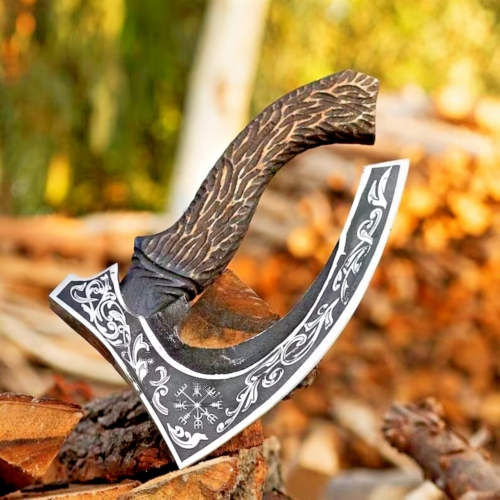 Handmade Viking Axe Pizza Cutter - Unique and Functional Kitchen Tool (6).png