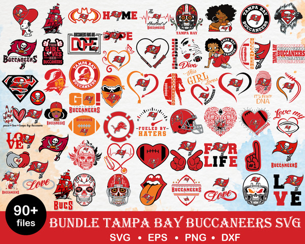 Tampa Bay Buccaneers Svg Bundle, Buccaneers Svg, Buccaneers Logo, Buccaneers Clipart, Football SVG bundle.jpg