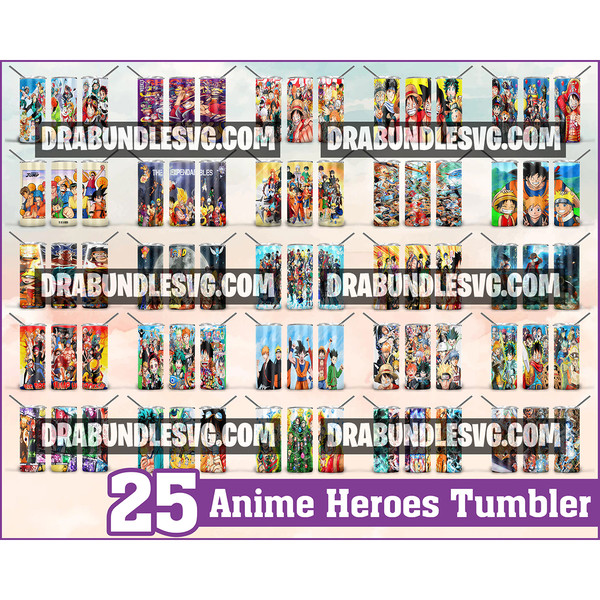 25 Anime 20oz Skinny Straight&Tapered Designs, Gift Sublimation tumbler designs, Tumbler Designs, Anime PNG.jpg