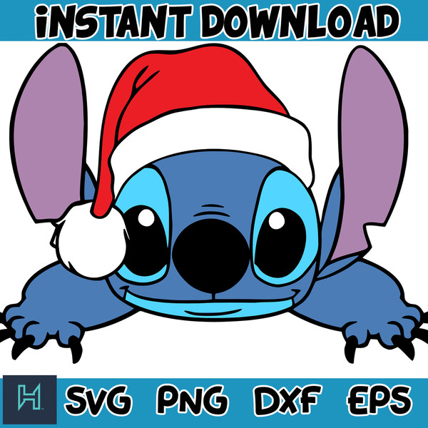 Christmas Stitch svg, Chritmas cartoon svg, Stitch Clipart, Christmas bundle svg, cricut svg files (32).jpg