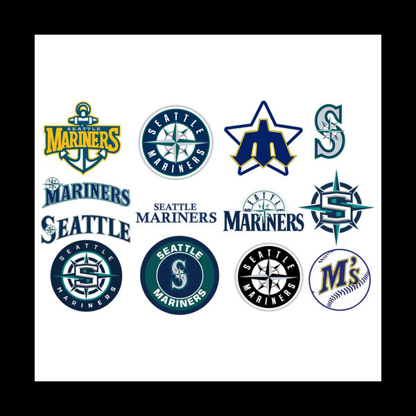 Seattle Mariners SVG, MLB Team SVG, Baseball Team SVG - Inspire Uplift