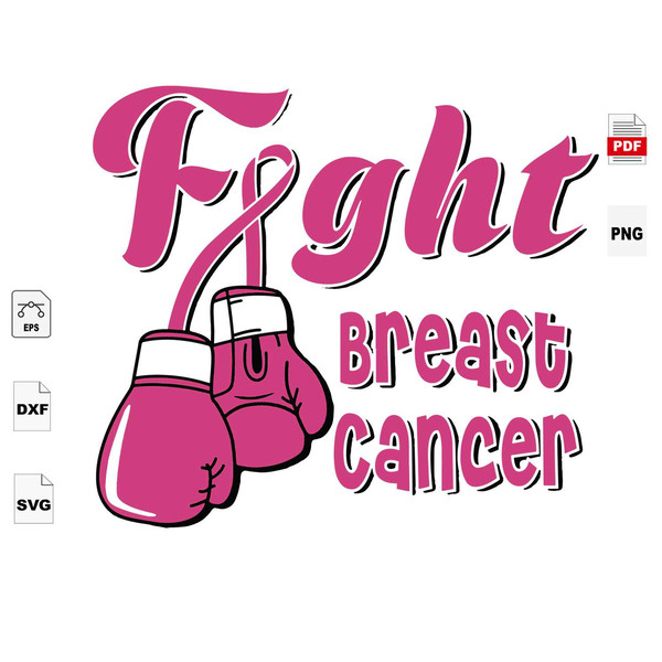 pink boxing gloves cancer