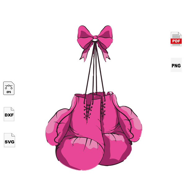 pink boxing gloves cancer