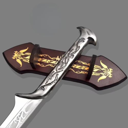 Stunning Thranduil Sword LOTR Replica with Sheath - High-Quality Stainless Steel Blade (1).png