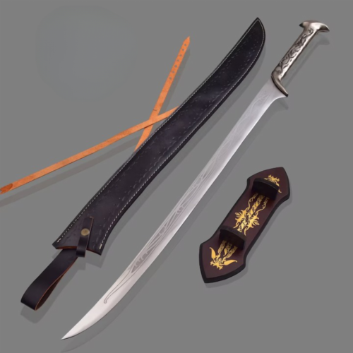 Stunning Thranduil Sword LOTR Replica with Sheath - High-Quality Stainless Steel Blade (3).png