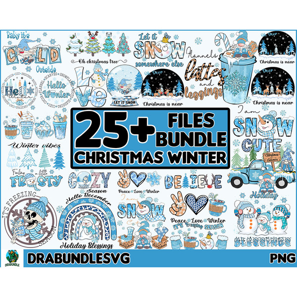 25 Retro Christmas Png, Christmas Groovy Png, Blue Christmas Png, Christmas Icons Png, Png For Shirt, Png File For Sublimation, Snowman Png File Digital Instant