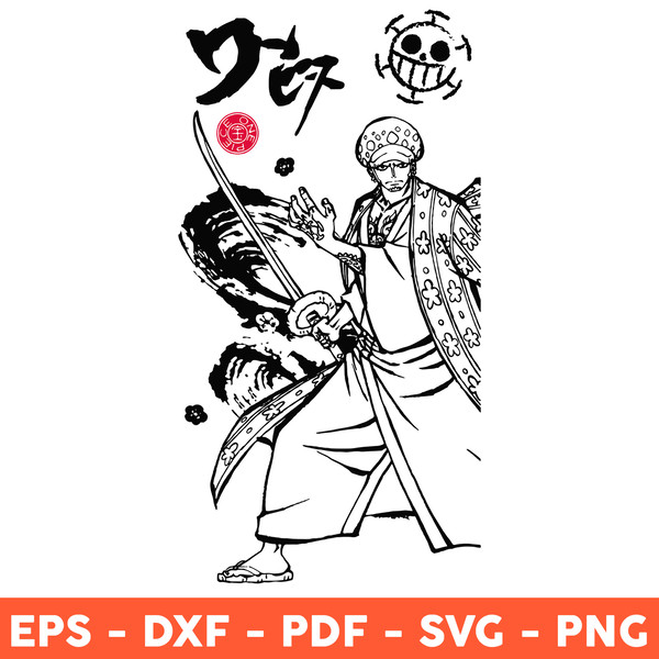 Zoro Svg Zoro Design Svg Anime Svg Manga Svg (Download Now) 