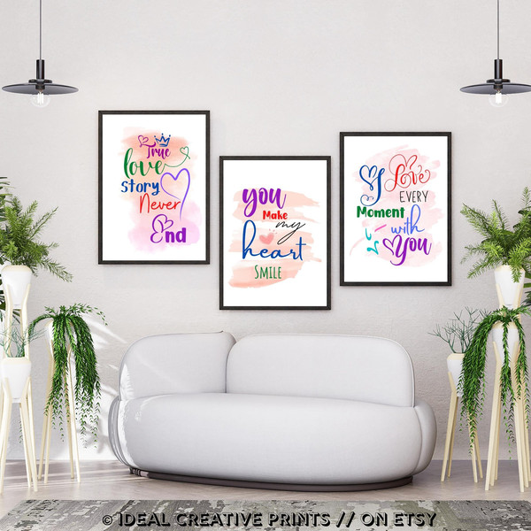 Heart Touching True Love Quotes - Romantic Quote Wall Art Di - Inspire  Uplift