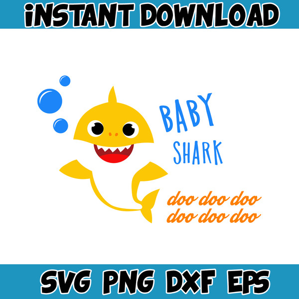 Baby shark svg, Baby shark cricut svg, Baby shark clipart, Baby shark svg for cricut, Baby shark svg png (34).jpg