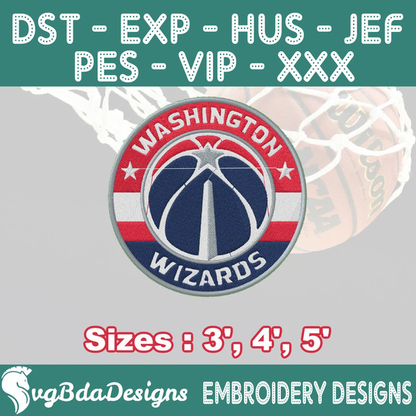 Washington Wizards Machine Embroidery Design.jpg
