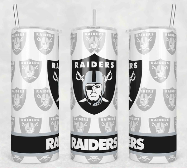 Raiders Sports Tumbler , Nfl 20oz Tumbler Wrap,Logo Team Nfl Tumbler 20
