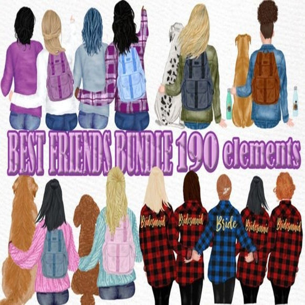 close friends clipart