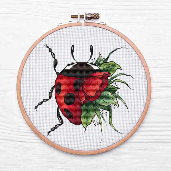 Beetle 3 Cross Stitch Pattern Insect Embroidery Bug -  Portugal