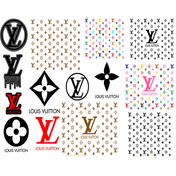 Vector logos of popular brands such as: Chanel, Louis Vuitton