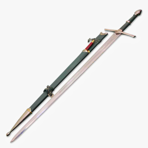 Aragorn Strider Ranger Sword (Green Color) With Knife Fully Handmade Replica - Premium Quality LOTR Collectible (4).png