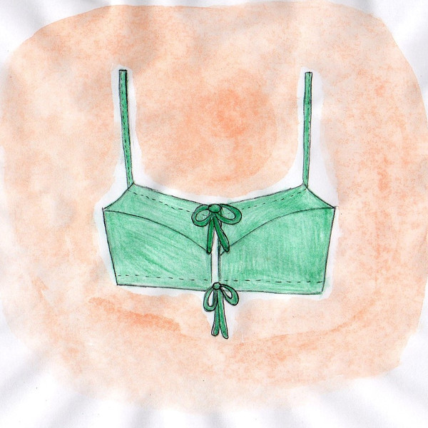 Lace up bra pattern, Drawstring bra pattern, Custom pattern - Inspire Uplift
