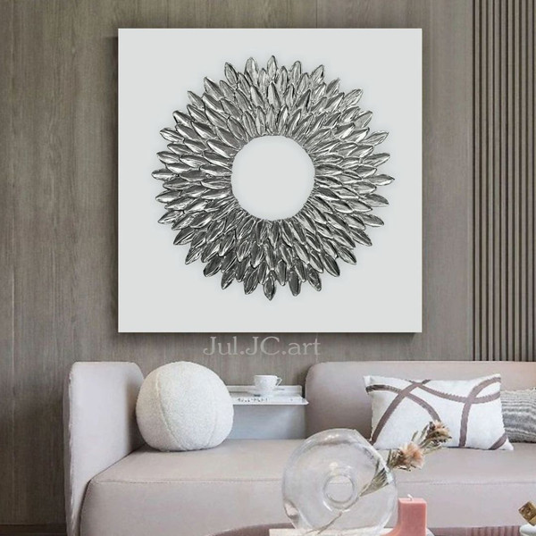 silver-petals-wall-art-abstract-artwork-on-canvas-modern-wall-decor