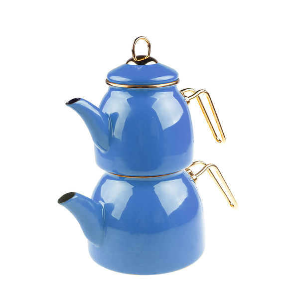 Blue Teapot Set / Turkish Tea Pot Set, Turkish Samovar Tea M - Inspire  Uplift