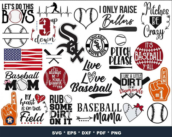 Chicago White Sox SVG Bundle +1000