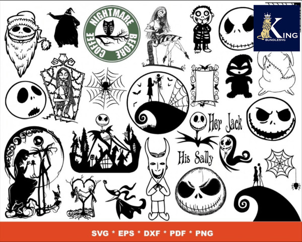 1000 Files The Nightmare Before Christmas Svg Bundle, Christ - Inspire  Uplift