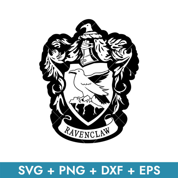 Ravenclaw House Crest Emblem Svg, Harry Potter House Crest S - Inspire  Uplift