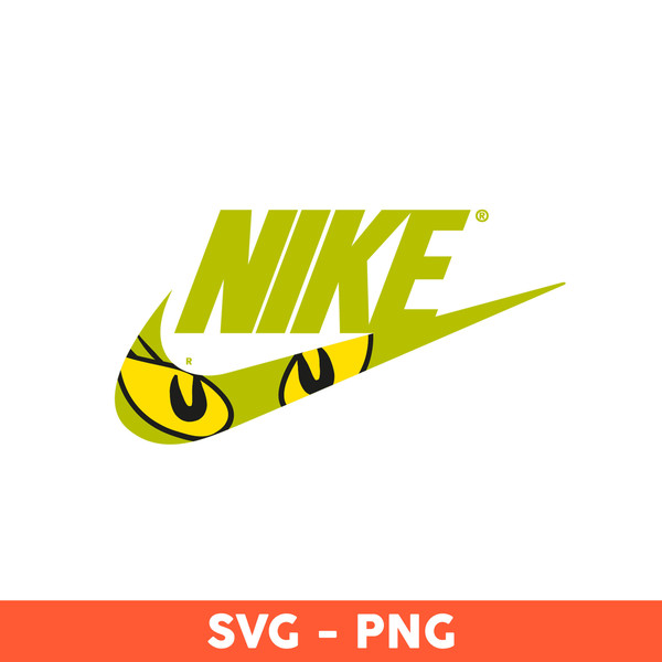 Nike The Grinch SVG, Christmas Grinch Nike SVG