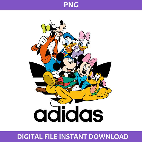Disney Friends Adidas Png, Adidas Logo Png, Mickey And Frien - Inspire ...
