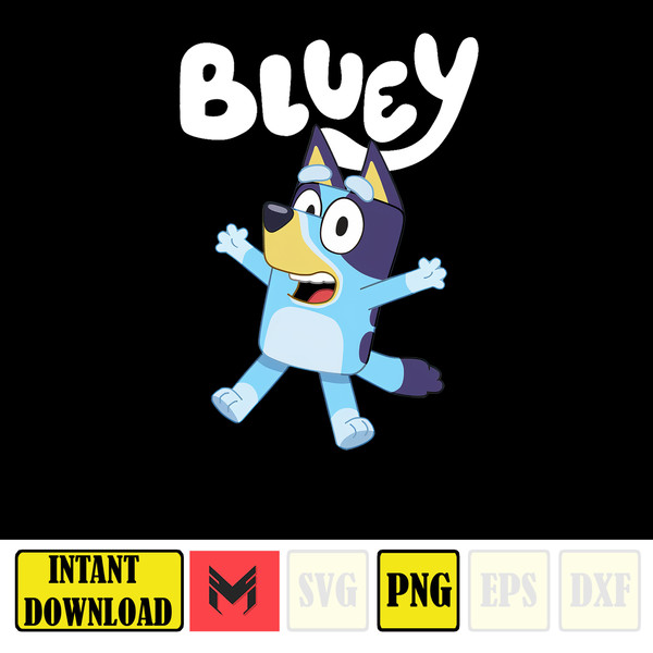 Bluey PNG, Bluey Family Party Png, Bluey Birthday PNG, Bluey - Inspire  Uplift