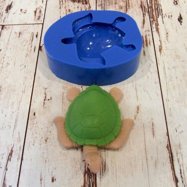 Turtle soap and silicone mold