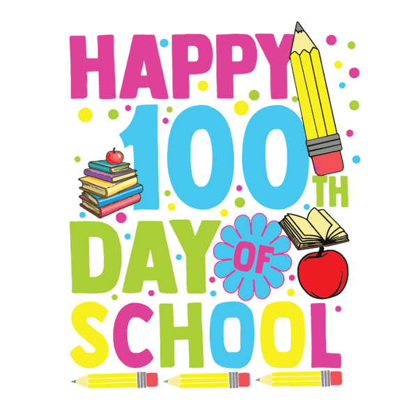happy 100th day of school rainbow svg, teacher 100 day of sc - Inspire ...