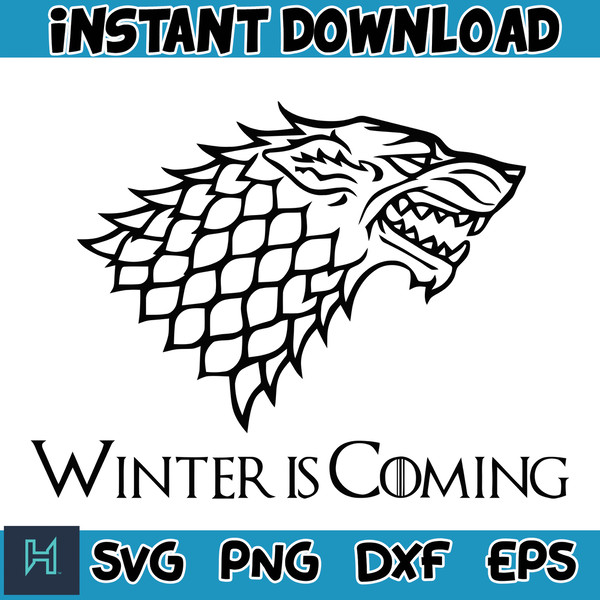 Game of Thrones Stark Logo Vector Graphic