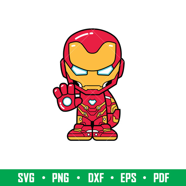 Chibi Avengers Svg, Superhero Svg, Avengers Svg, Avengers Squad Svg, Marval Svg, Png Dxf Eps Pdf File, AV01.jpeg