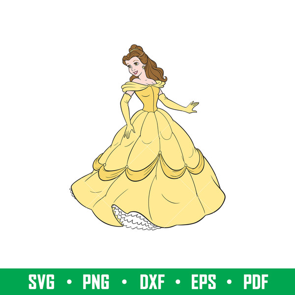Disney Princess Svg, Disney Princess Chracters Svg, Disney Princess Clipart, Princes Svg,  Png Dxf Eps Pdf  File, dn05.jpeg