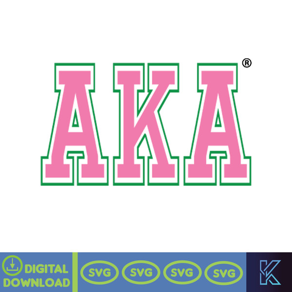 Alpha Kappa Alpha Sorority Svg, aka svg, aka svg 1908, aka s - Inspire ...