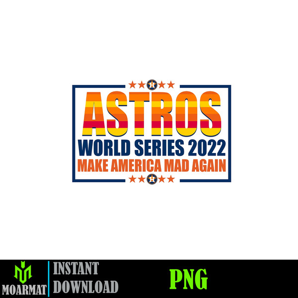 Astros World Series 2022 SVG PNG, Astros Baseball Svg