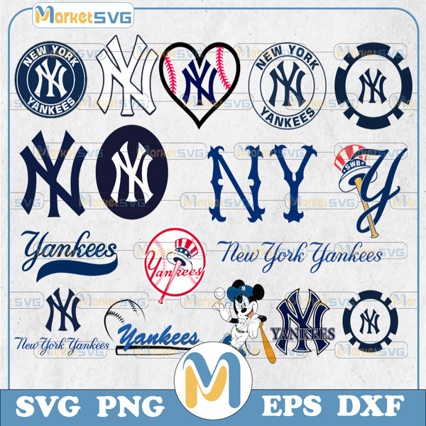 New York Yankees SVG Files - NY Yankees Logo SVG - NY Yankee - Inspire  Uplift 