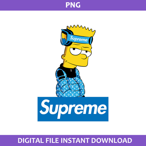 Bart Simpson Supreme Png, Supreme Brands Logo Png, Bart Simp - Inspire ...