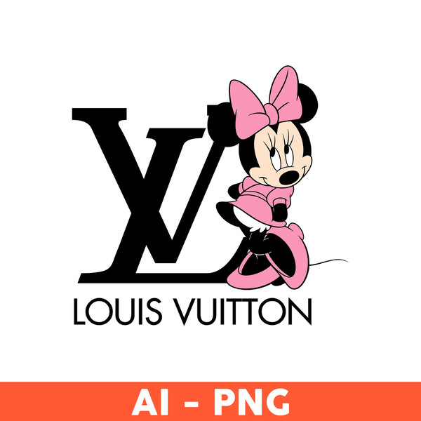 Louis Vuitton Minnie Mouse Svg