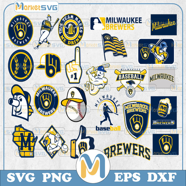 Milwaukee Brewers Logo PNG Transparent & SVG Vector - Freebie Supply