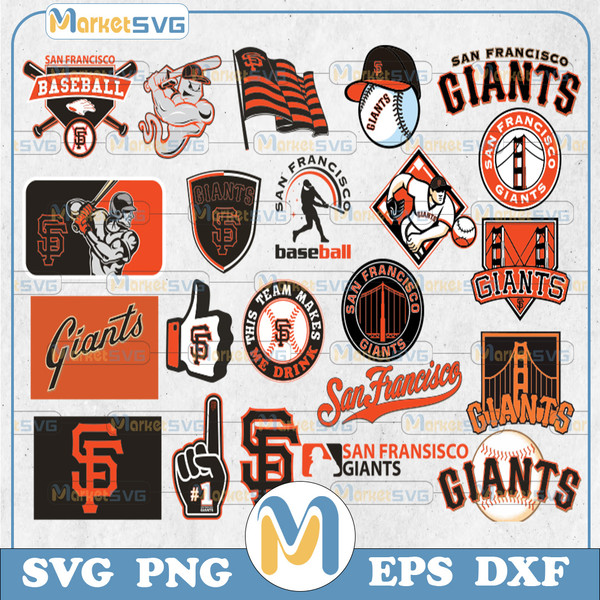 MLB Logo San Francisco Giants, San Francisco Giants SVG, Vector