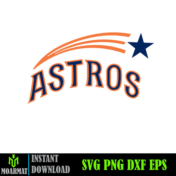 Astros SVG, Houston Astros SVG PNG DXF EPS Designs
