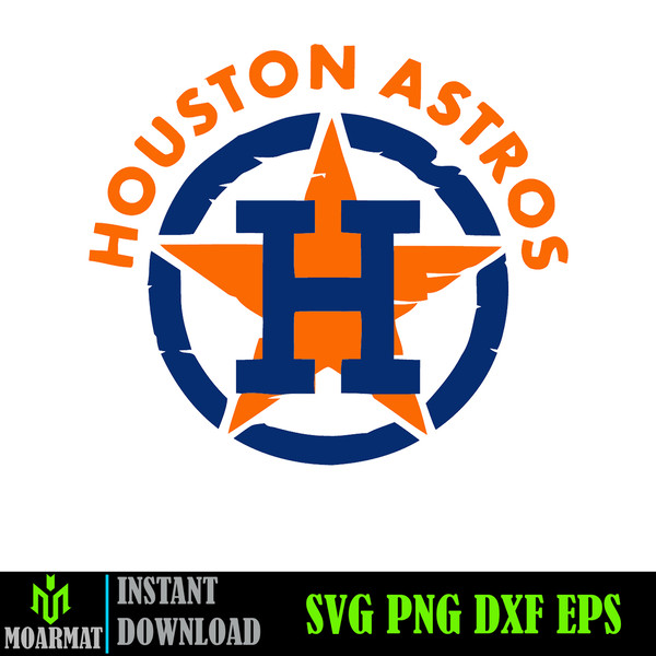 Houston Baseball Logo SVG, Houston Astros Baseball Team