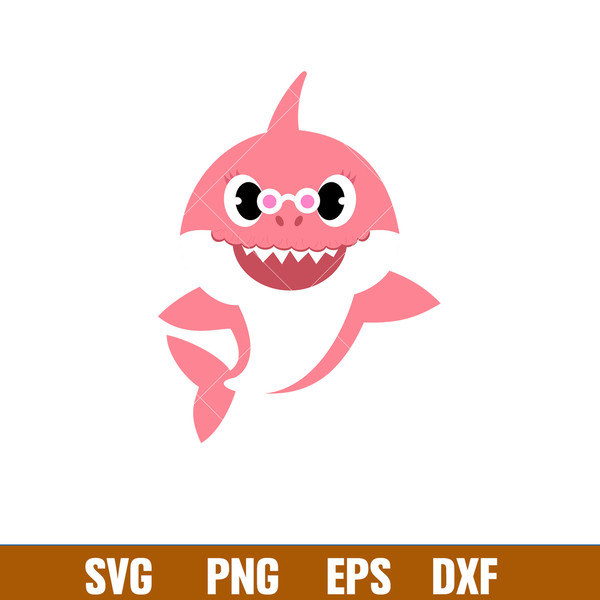 Baby Shark Png, Shark Family Png, Ocean Life Png, Cute Fish Png, Shark Png Digital File, BBS52.jpg