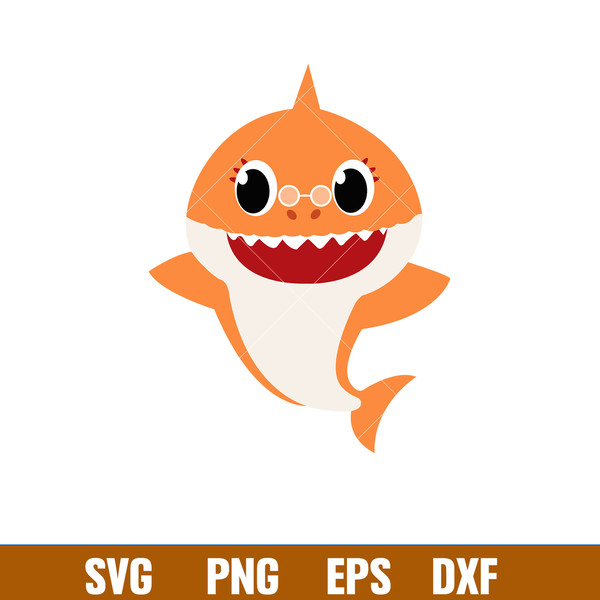 Baby Shark Png, Shark Family Png, Ocean Life Png, Cute Fish Png, Shark Png Digital File, BBS93.jpg