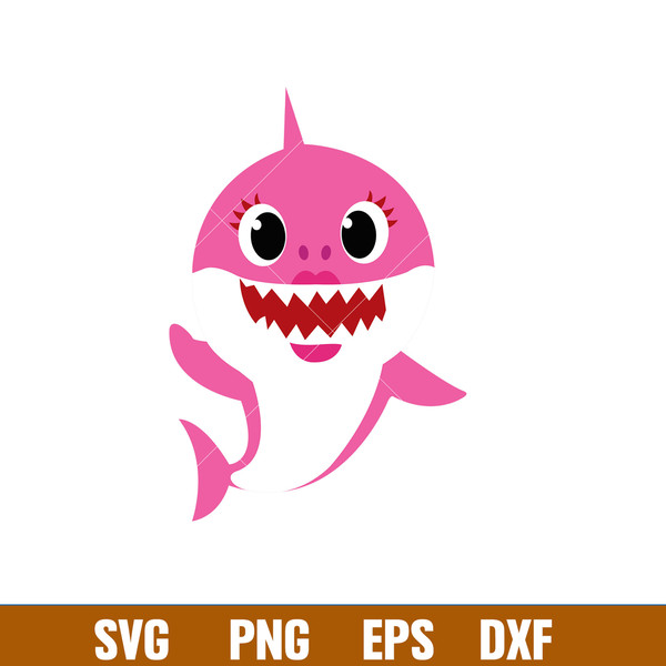 Baby Shark Svg, Family Shark Svg, Shark Svg, Ocean Life Svg, Png Dxf Eps Pdf File, BS02.jpg