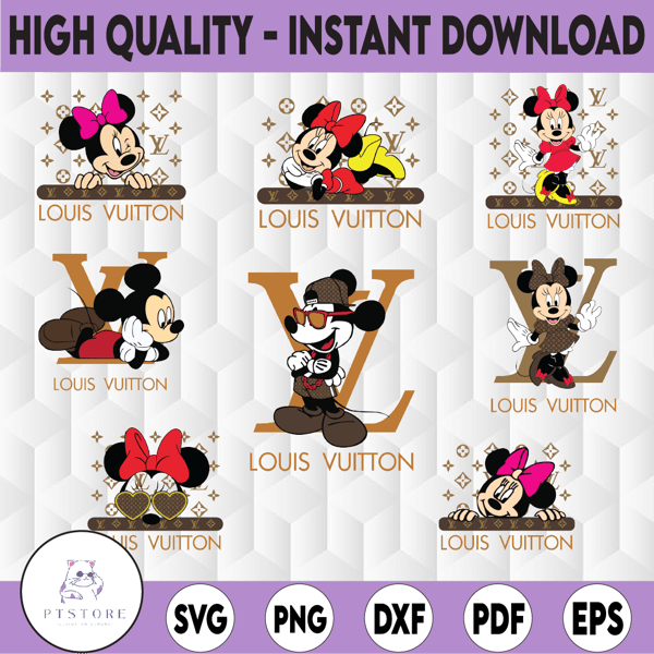 Bundle Disney louis vuitton Svg, Png, Eps, Dxf, Pdf, Mickey svg, Mickey  Mouse Svg, Minnie Mouse Svg, Mickey Minnie Svg, Disney Svg