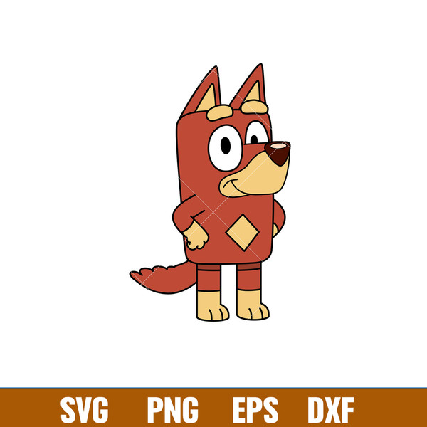 Bluey Heeler Dog SVG, Bluey SVG, Cartoon SVG PNG DXF EPS Fil - Inspire  Uplift