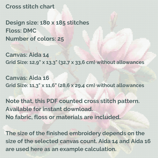 cross stitch pattern magnolia flowers (6).png