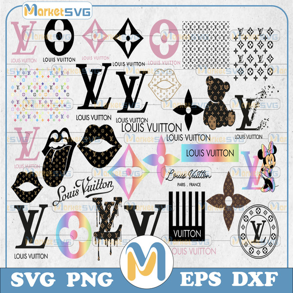 Louis Vuitton SVG, PNG, DXF, EPS, Cut Files