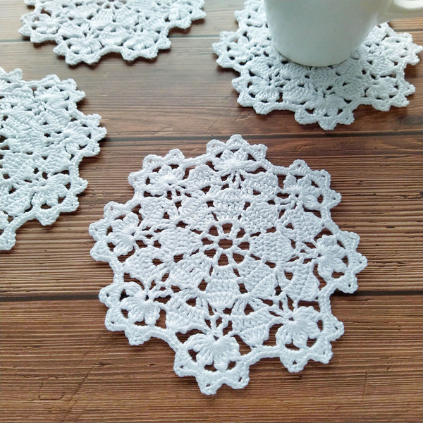 Christmas coasters pattern: Crochet pattern